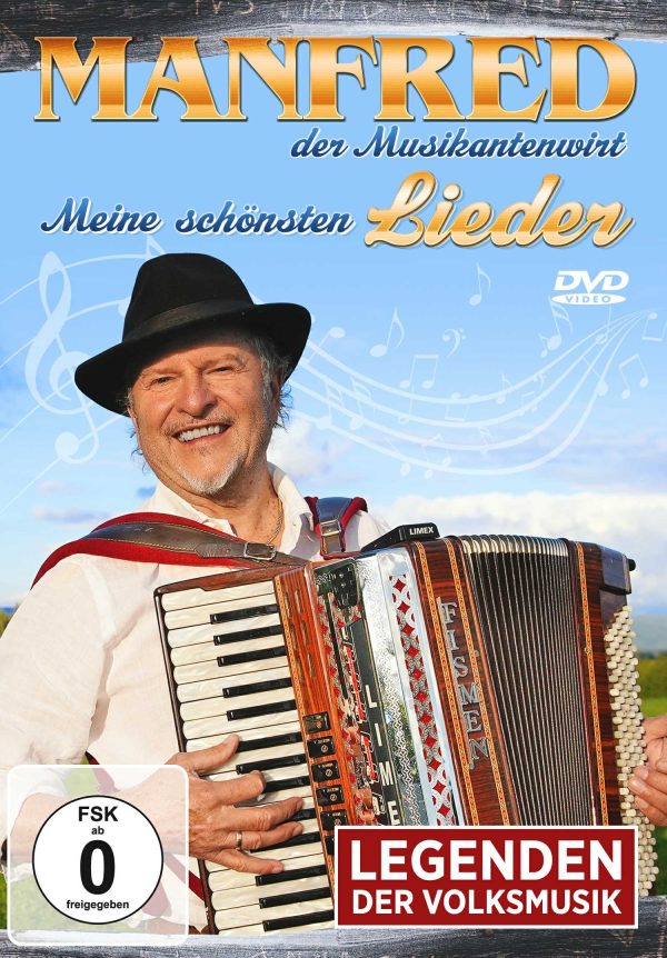 Manfred, der Musikantenwirt - Legenden der Volksmusik - Meine schönsten Lieder DVD